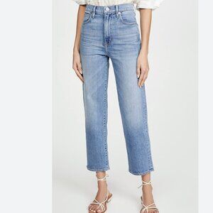 La Ligne Molly High Rise Straight Leg Jeans 27.